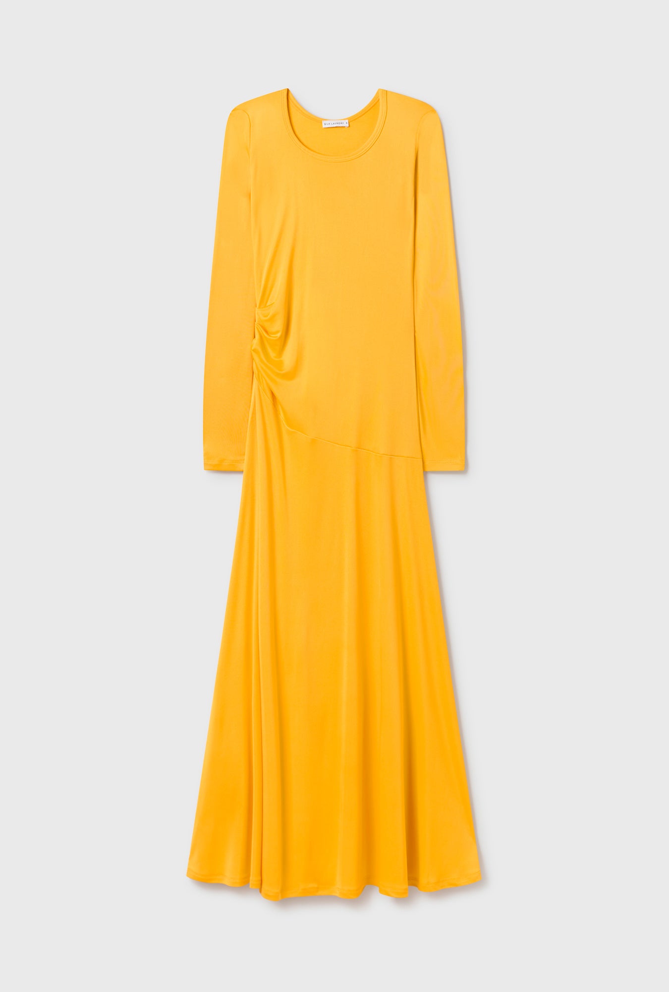 JERSEY LONG SLEEVE DRESS MARIGOLD