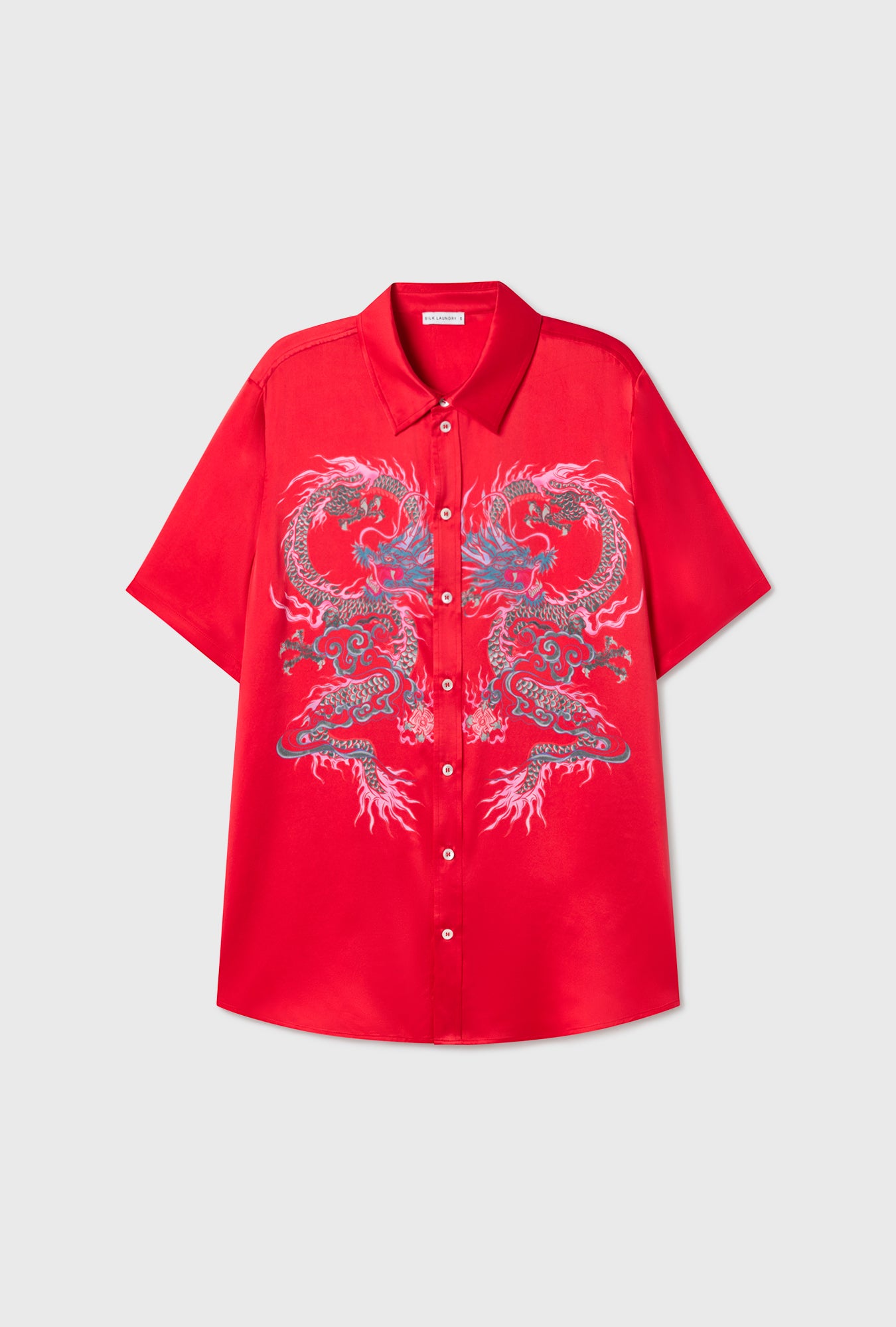 SHORT SLEEVE BOYFRIEND SHIRT YEAR OF THE DRAGON