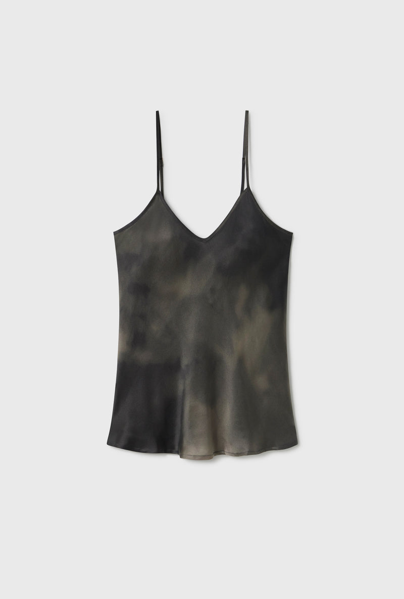 BIAS CUT CAMI SMOKE